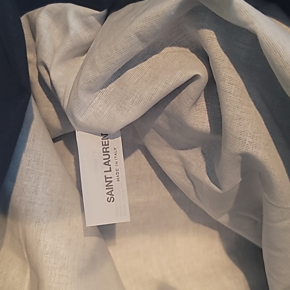 Authentic SAINT LAURENT Black Tote Bag - Picture 7 of 12